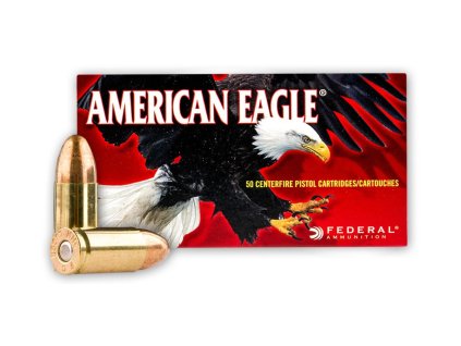 9mm Luger American Eagle 115gr 7%2C45g FMJ AE9DP a
