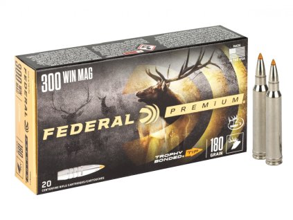 .300WinMag Federal Premium 180gr 11%2C66g Trophy Bonded Tip P300WTT1