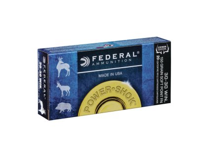 .30 30 Win 2. Federal Power Shok 150gr 9%2C72g SP FN 3030A