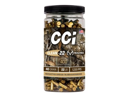 .22LR CCI Clean 22 40gr 2%2C59g Poly Coated LRN 400ks 966CC