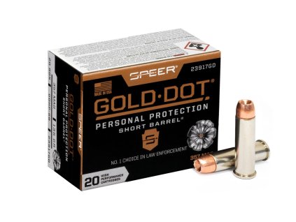 .357Mag Speer Gold Dot Short Barrel 135gr 8%2C75g JHP 23917GD