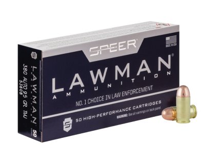 380Auto Speer Lawman 95gr 6%2C16g TMJ 53608
