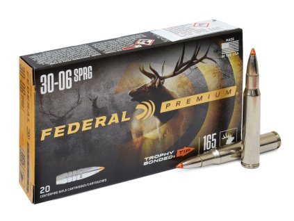 .30 06Spr. Federal Premium Trophy Bonded Tip 165gr 10%2C69g P3006TT2