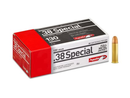 Aguila 38Special 130gr 8%2C42g FMJ 1E382521 2