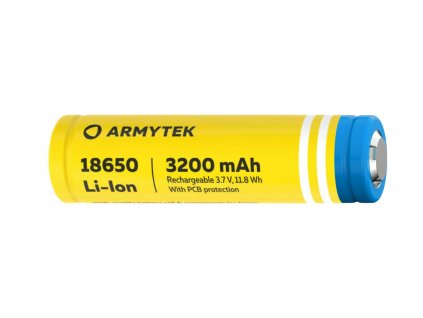 Bat%C3%A9ria Armytek 18650 Li lon PCB 3200mAh 3.7V nab%C3%ADjate%C4%BEn%C3%A1 A00204