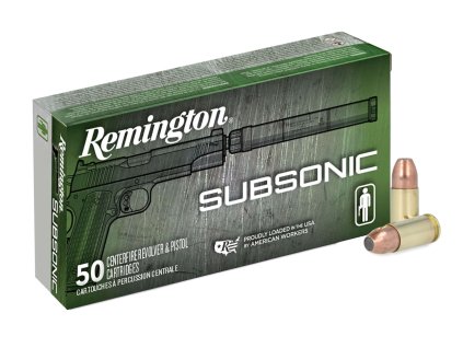 45Auto Remington Subsonic 230gr 14%2C90g FNEB 28428