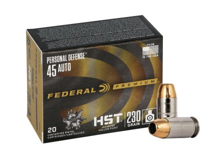 45Auto Federal Premium Personal Defense HST 230gr 14%2C90g JHP P45HST2S