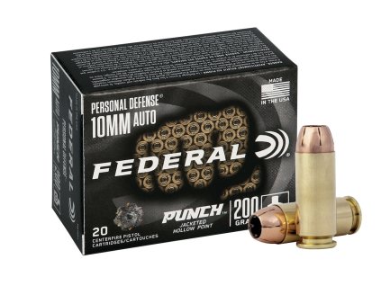 10mmAuto Federal Personal Defense Punch JHP 200gr 12%2C96g PD10P1