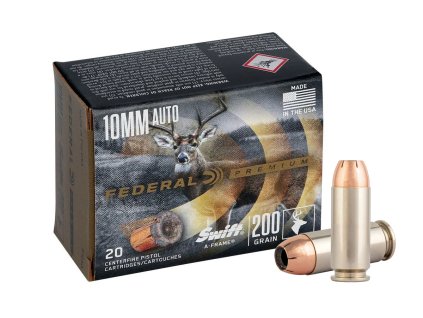 10mmAuto Federal Premium Swift A Frame 200gr 12%2C96g P10SA