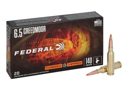 6%2C5 Creedmoor Federal Fusion Tipped 140gr 9%2C07g SP F65CRDTFS1 2