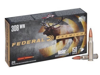 .308Win Federal Premium Nosler Partition 150gr 9%2C7g P308S