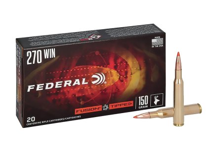 .270Win. Federal Fusion Tipped 150gr 9%2C72g SP F270TFS2