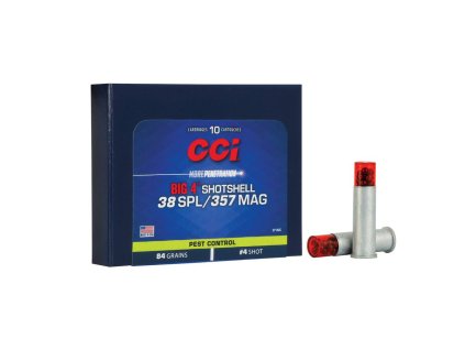.357Mag .38Sp CCI Shotshell Big4 brokov%C3%BD 3714CC