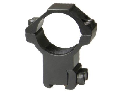 Montážna sada d=30 mm, Vysoká (Výška=20mm, pre 11mm rybinu, Stop-Pin, hliník)