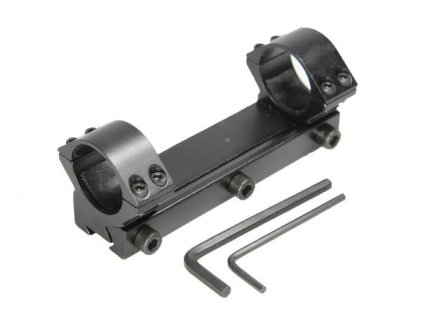 Jednodielna montáž  d=25,4 mm, Nízka (Výška=11mm, pre 11mm rybinu)