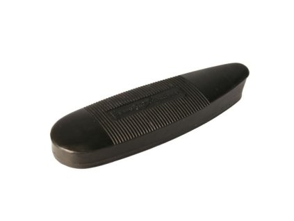 Gumená botka na pažbu 130x43x10 mm čierna/čierna