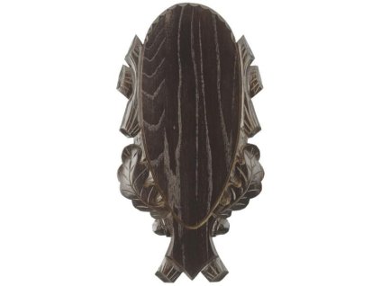 Vyrezávaná podložka pod trofej 36 x 19 cm tmavá