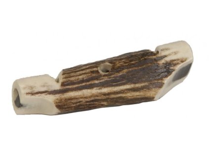 Píšťalka pre psa z jelenieho parohu 7 cm