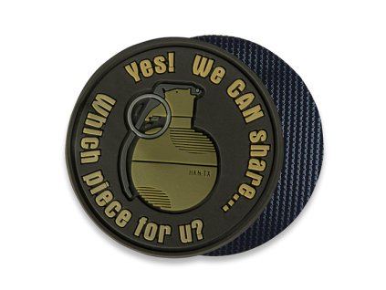 Nasivka helikon WE CAN SHARE Grenade Patch hneda
