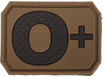 Nasivka 3D Patch krvna skupina coyote 0