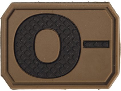 Nasivka 3D Patch krvna skupina coyote 0