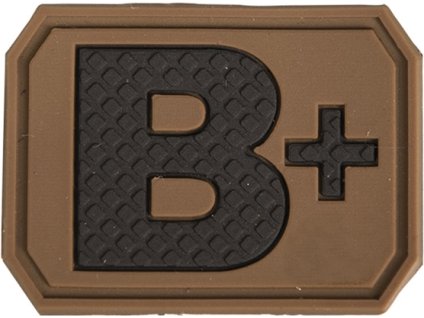 Nasivka 3D Patch krvna skupina coyote B