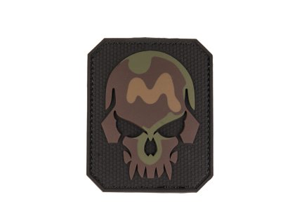 Nasivka 3D Patch SKULL miltec tarn cierna