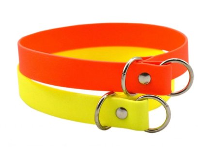 stahovaci obojok tetrao biothane oranzovy