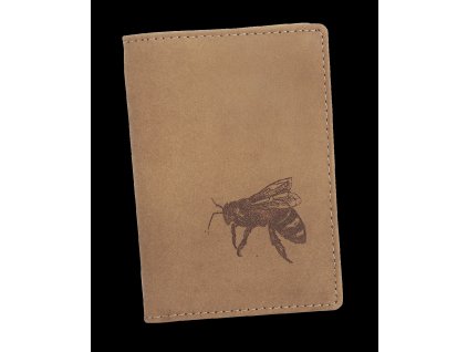 Kožený vizitkár TETRAO včela