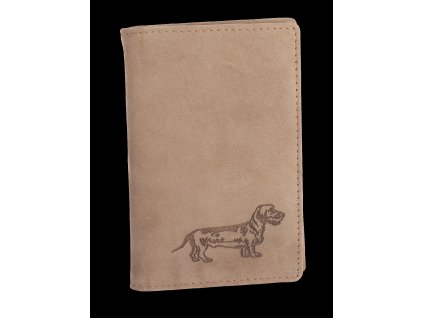 Kožená dokladovka TETRAO jazvečík malá