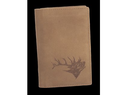 Kožená dokladovka TETRAO ručiaci jeleň malá