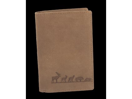 Kožená dokladovka TETRAO Lovu Zdar malá