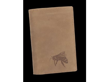 Kožená dokladovka TETRAO včela malá