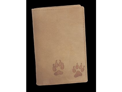 Kožená dokladovka TETRAO psie labky malá