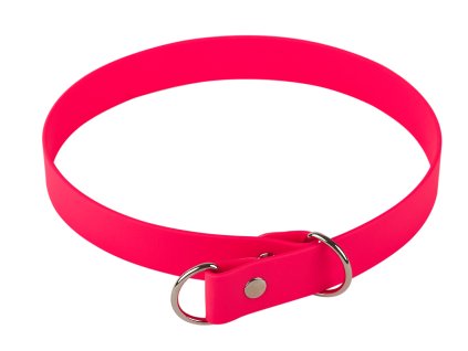 Sťahovací obojok TETRAO Biothane ružový 40 cm