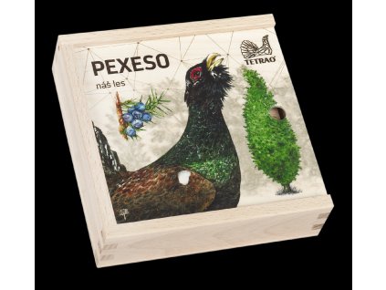 Drevené vzdelávacie pexeso TETRAO - náš les