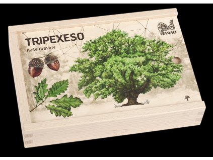 Vzdelávacie tripexeso TETRAO - lesné dreviny, 24 dielikov