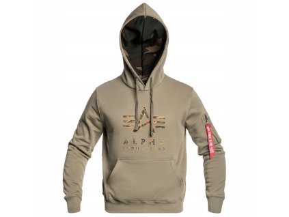 Mikina Alpha Industries Camo TPU - olivová S (Hide weapon Nie, For professionals Nie, Veľkosť S)