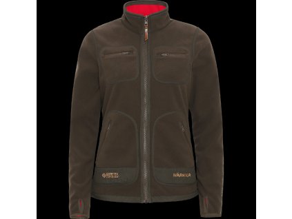 Dámska fleecová bunda Härkila Kamko Brown / Red S (Hide weapon Nie, For professionals Nie, Veľkosť S)