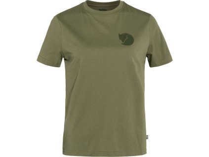 Dámske tričko Fjällräven Fox Boxy Logo Tee - Green XS (Hide weapon Nie, For professionals Nie, Veľkosť XS)