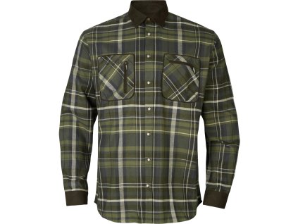 Pánska košeľa Härkila Pajala Olive Check S (Hide weapon Nie, For professionals Nie, Veľkosť S)