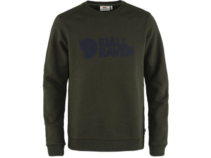 Pánska mikina Fjällräven Logo sweater Deep forest  M (Hide weapon Nie, For professionals Nie, Veľkosť M)