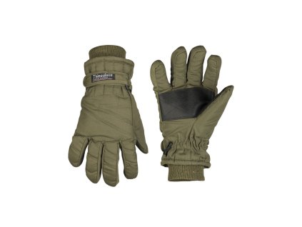 Zimné rukavice Mil-Tec THINSULATE Olivové  M (Hide weapon Nie, For professionals Nie, Veľkosť M)