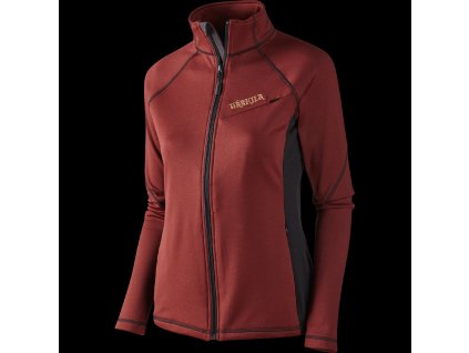 Dámska fleecová mikina Härkila Vestmar Hybrid Syrah Red Melange L (Hide weapon Nie, For professionals Nie, Veľkosť L)