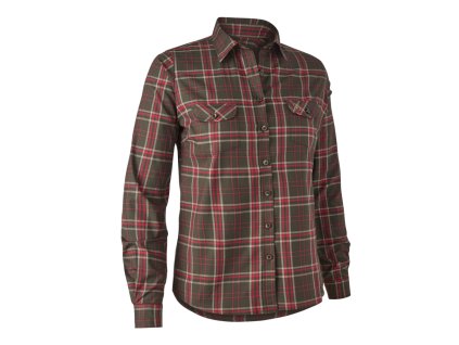 Dámska košeľa Deerhunter Lady Elena - Green Check 38 (Hide weapon Nie, For professionals Nie, Veľkosť 38)