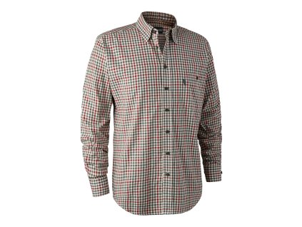 Pánska poľovnícka košeľa Deerhunter Zachary - Red Checked 45/46 (Hide weapon Nie, For professionals Nie, Veľkosť 45/46)