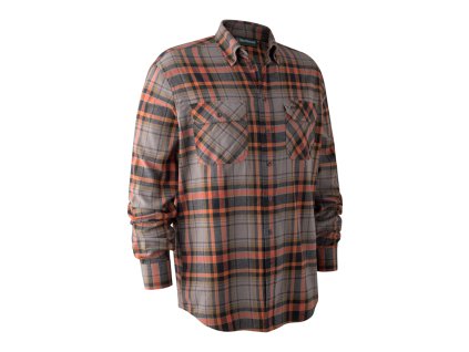 Pánska poľovnícka košeľa Deerhunter Marvin - Orange Check 39/40 (Hide weapon Nie, For professionals Nie, Veľkosť 39/40)
