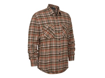 Pánska poľovnícka košeľa Deerhunter Andrew Orange Check 39/40 (Hide weapon Nie, For professionals Nie, Veľkosť 39/40)