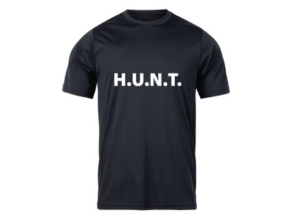 Pánske poľovnícke tričko TETRAO H.U.N.T. - čierne M (Hide weapon Ano, For professionals Nie, Veľkosť M)