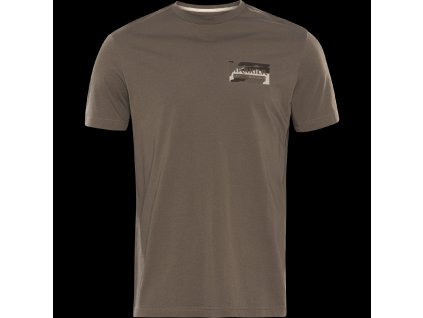 Pánske tričko Härkila Core Brown Granite S (Hide weapon Nie, For professionals Nie, Veľkosť S)